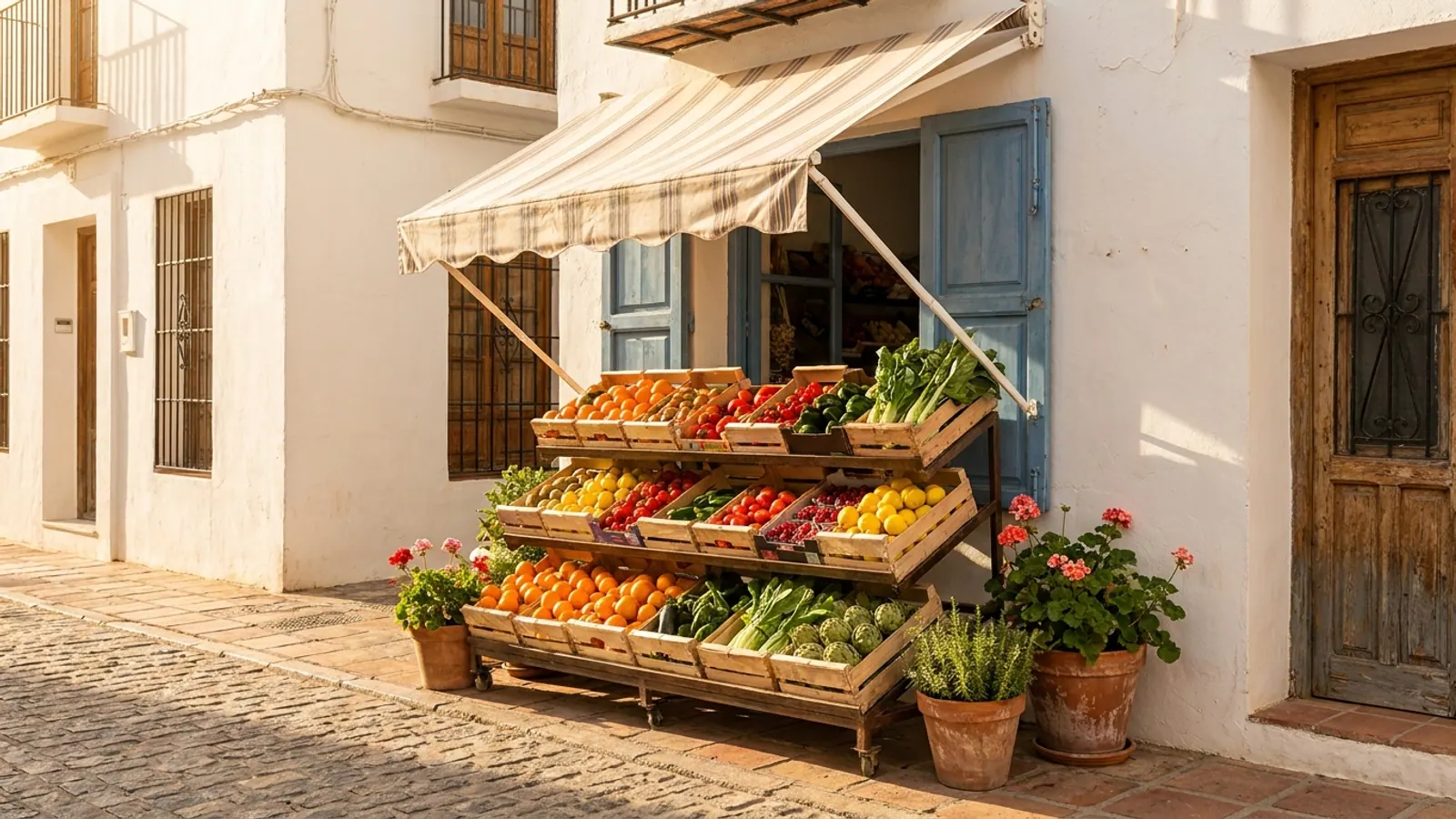 Fachada de la frutería Frutagui en Marbella